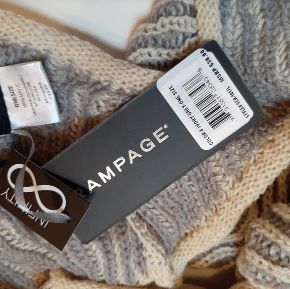 RAMPAGE SNOOD INFINITY SCARF - Picture 5 of 5